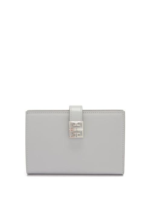 Givenchy - 4g Leather Wallet - Womens - Grey