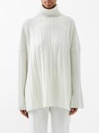 Joseph - Ribbed-knit Merino Roll-neck Sweater - Womens - White