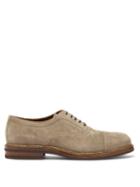 Matchesfashion.com Brunello Cucinelli - Suede Oxford Shoes - Mens - Brown
