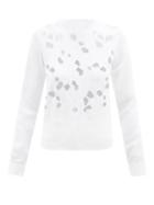Dolce & Gabbana - Open-work Cotton Sweater - Womens - White