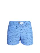Matchesfashion.com Frescobol Carioca - Sports Surfistas Print Swim Shorts - Mens - Blue Multi