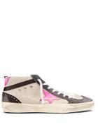 Golden Goose Deluxe Brand Mid Star Mid-top Woven Trainers