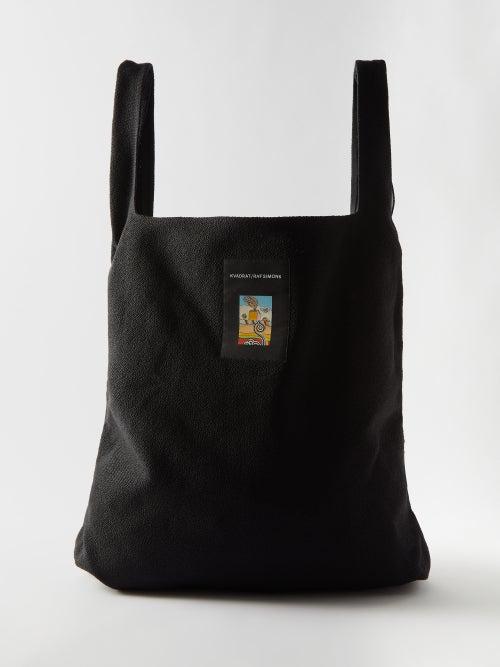 Kvadrat X Raf Simons - Vidar Worsted Wool-blend Tote - Mens - Black