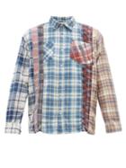 Matchesfashion.com Needles - 7 Cuts Upcycled Vintage Cotton Flannel Shirt - Mens - Multi