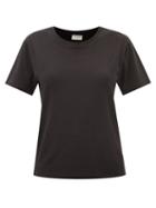 Saint Laurent - Cotton-jersey T-shirt - Womens - Black