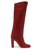 Paris Texas - Kiki Leather Knee-high Boots - Womens - Red