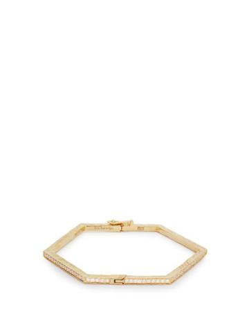 Matchesfashion.com Patcharavipa - 18kt Gold & Diamond Bracelet - Womens - Gold