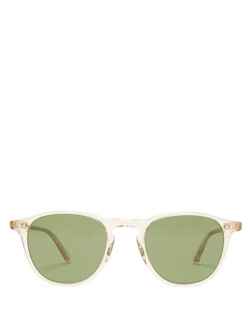 Matchesfashion.com Garrett Leight - Hampton 46 Sunglasses - Womens - Green