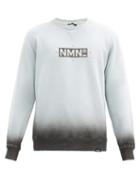 Matchesfashion.com Nemen - Swift Logo-print Cotton-jersey Sweatshirt - Mens - Light Grey