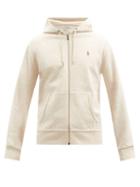 Matchesfashion.com Polo Ralph Lauren - Logo-embroidered Jersey Hooded Sweatshirt - Mens - Beige