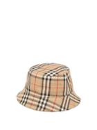 Matchesfashion.com Burberry - Vintage-check Cotton Bucket Hat - Womens - Beige Multi