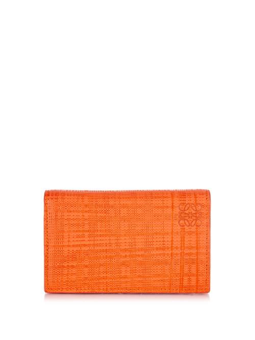 Loewe Textured-leather Business Cardholder