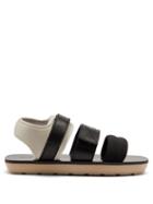 Ladies Shoes Proenza Schouler - Neoprene And Leather Sandals - Womens - White Multi