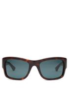 Matchesfashion.com Celine Eyewear - Rectangular Acetate Sunglasses - Womens - Tortoiseshell