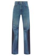 Chlo - High-rise Patchworked Wide-leg Jeans - Womens - Denim