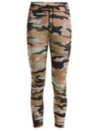 The Upside Striped Camouflage-print Cropped Leggings