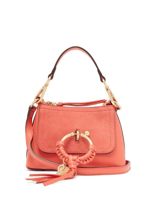 Matchesfashion.com See By Chlo - Joan Mini Leather Cross Body Bag - Womens - Pink