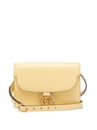 Matchesfashion.com Gucci - Gg Ring Leather Shoulder Bag - Womens - Light Yellow