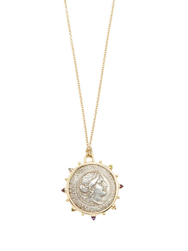 Dubini Artemis Semi-precious Stone & Yellow-gold Necklace