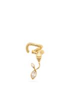 Matchesfashion.com Alan Crocetti - Nashash Crystal & Gold-plated Snake Ear Cuff - Mens - Gold