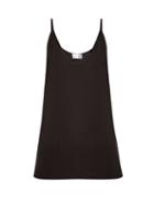Matchesfashion.com Raey - Deep Scoop Neck Ribbed Jersey Cami Top - Womens - Black