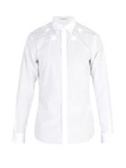 Givenchy Star-embroidered Cotton-poplin Shirt