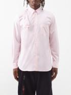 Comme Des Garons Shirt - Creature Cotton-poplin Shirt - Mens - Pink