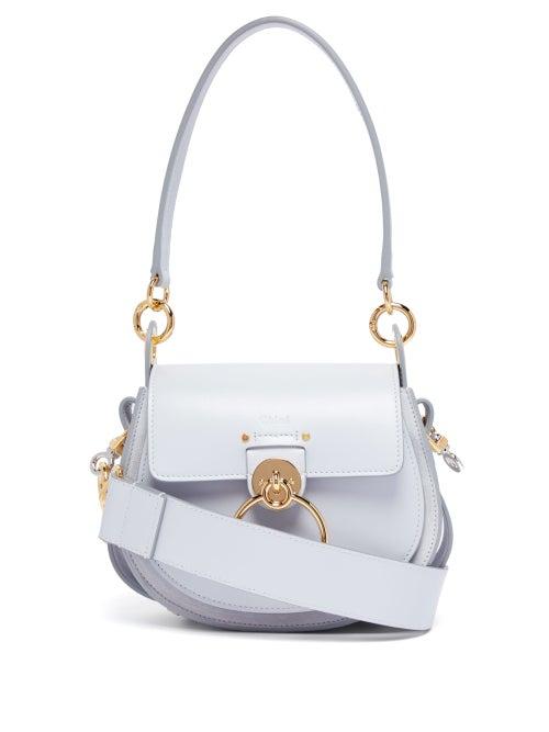 Matchesfashion.com Chlo - Tess Small Leather Cross Body Bag - Womens - Light Blue