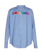 Matchesfashion.com Balenciaga - Embroidered Checked Shirt - Mens - Blue White