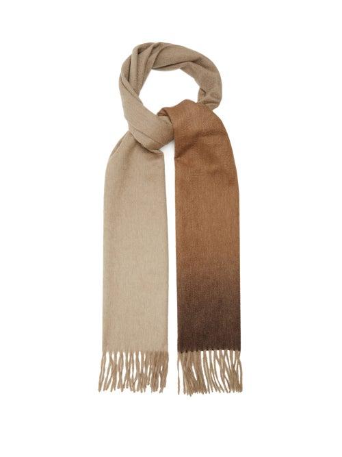 Matchesfashion.com Begg & Co. - Arran Ombre Cashmere Scarf - Mens - Beige Multi