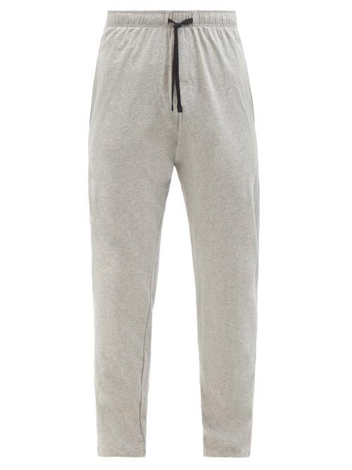 Schiesser - Cotton Pyjama Trousers - Mens - Grey