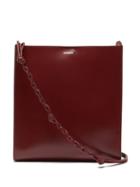 Matchesfashion.com Jil Sander - Tangle Medium Braided-strap Leather Shoulder Bag - Womens - Burgundy