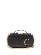 Matchesfashion.com Chlo - The C Structured Leather Cross-body Bag - Womens - Black