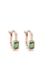 Raphaele Canot - Diamond, Tsavorite & 18kt Rose-gold Earrings - Womens - Rose Gold