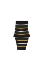 Matchesfashion.com Prada - Striped Wool Snood - Mens - Black Multi