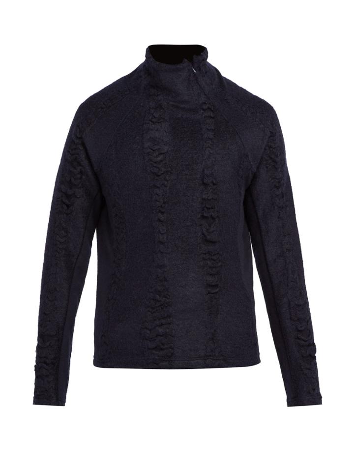 Cottweiler Cave Merino Wool And Mohair High-neck Sweater