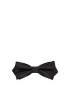 Matchesfashion.com Balmain - Silk Satin Bow Tie - Mens - Black