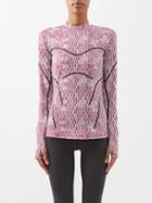 Adidas By Stella Mccartney - Truepurpose Recycled Fibre-blend Top - Womens - Purple White