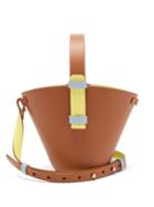 Matchesfashion.com Nico Giani - Nelia Mini Leather Bucket Bag - Womens - Tan Multi