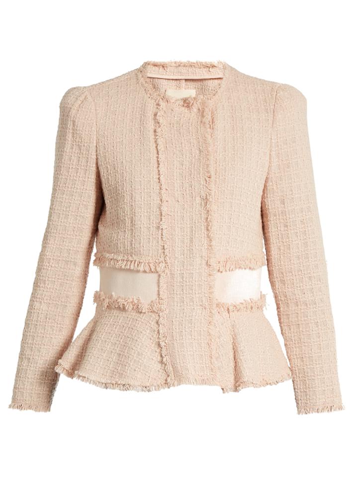 Rebecca Taylor Cropped Tweed Jacket