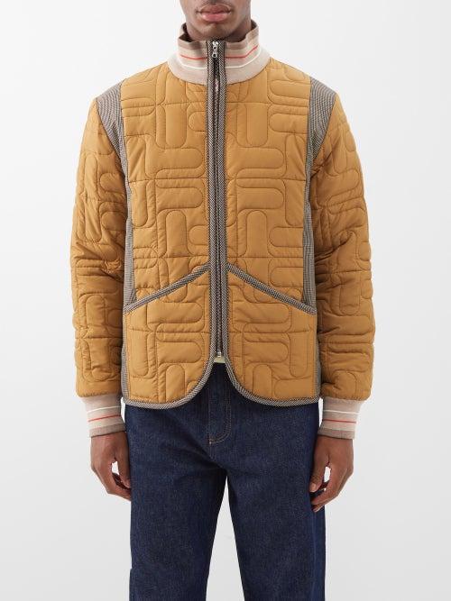 Wales Bonner - Expression Padded-shell Jacket - Mens - Sand