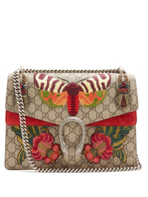 Matchesfashion.com Gucci - Dionysus Gg Supreme Medium Shoulder Bag - Womens - Multi