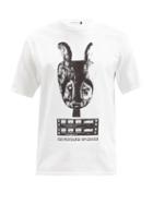 Matchesfashion.com Undercover - Noise-print Cotton-jersey T-shirt - Mens - White
