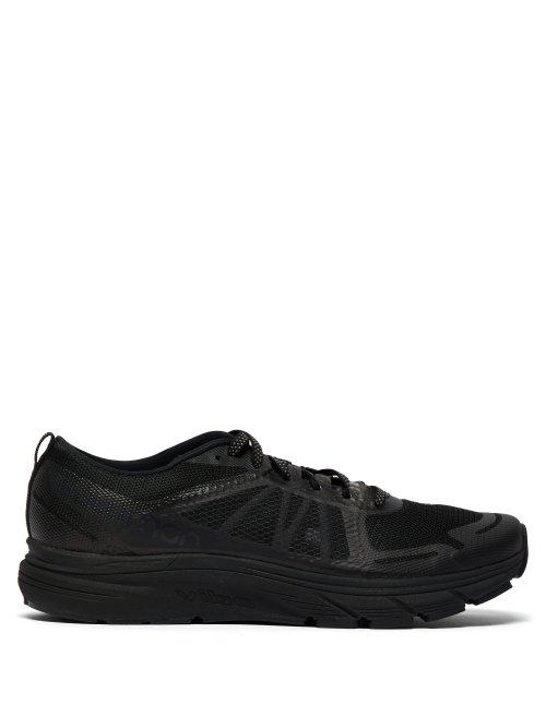 Matchesfashion.com Satisfy - X Salomon Sonic Ra Max Low Top Trainers - Mens - Black
