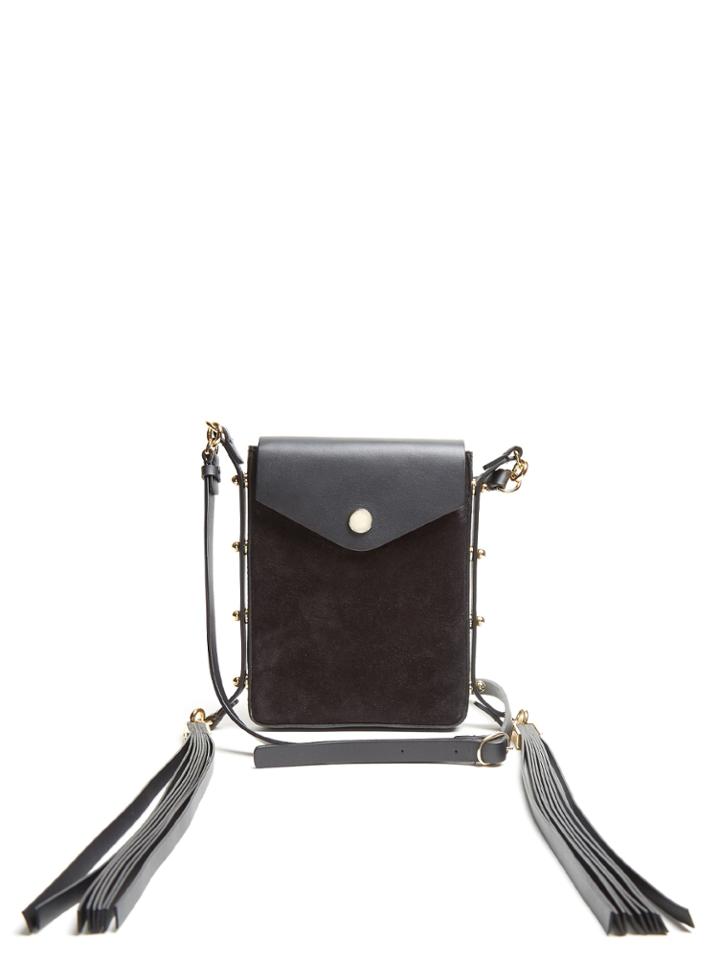 Isabel Marant Teinsy Suede And Leather Cross-body Bag