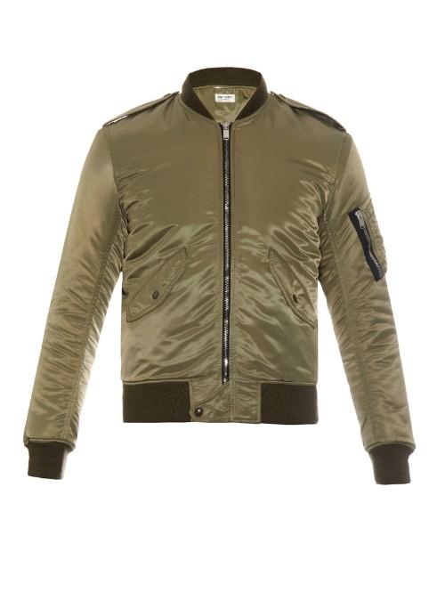 Saint Laurent Shell Bomber Jacket