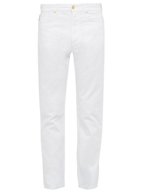 Matchesfashion.com Versace - Straight Leg Jeans - Mens - White