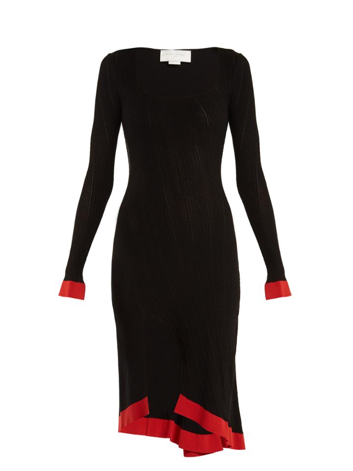 Esteban Cortázar Kira Square-neck Knitted Dress