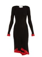 Esteban Cortázar Kira Square-neck Knitted Dress