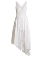 Osman Arya Asymmetric Cotton-jacquard Dress